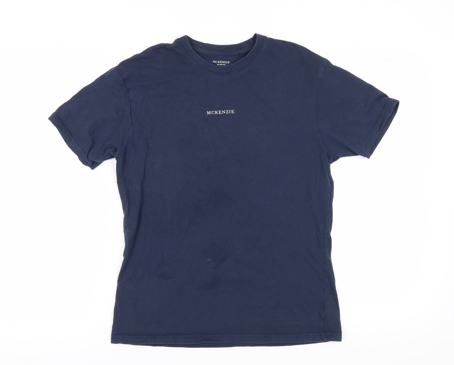 Womens UK Size 8 McKenzie Blue Basic T-Shirt