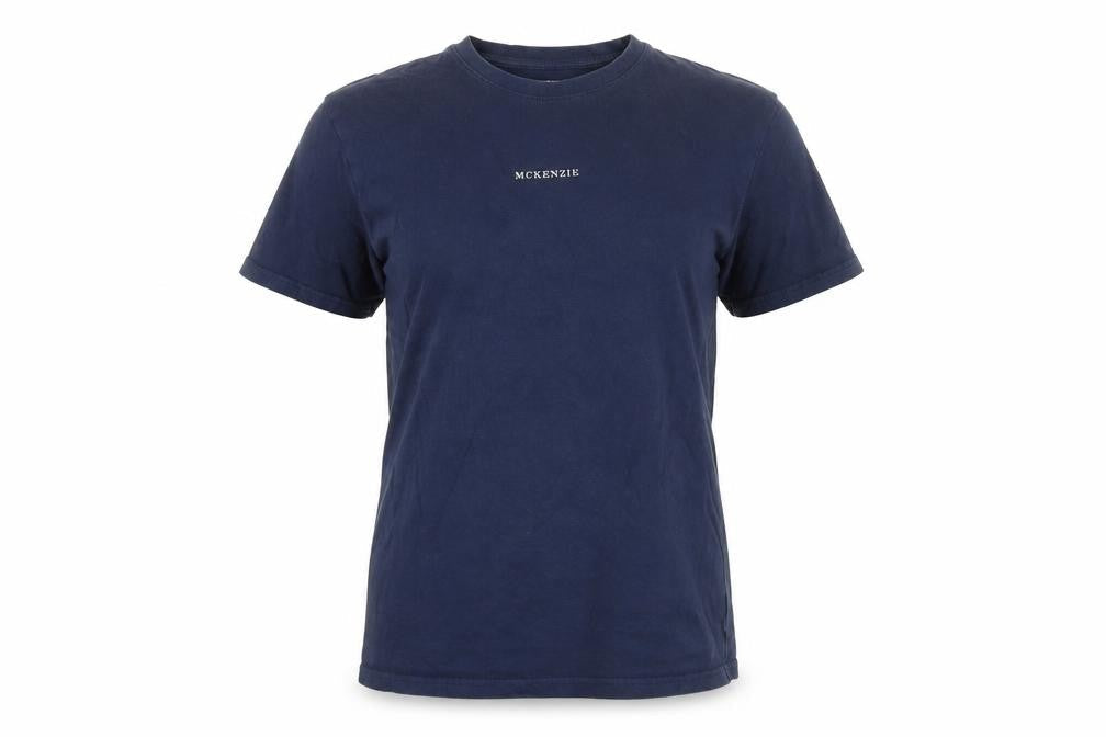 Womens UK Size 8 McKenzie Blue Basic T-Shirt