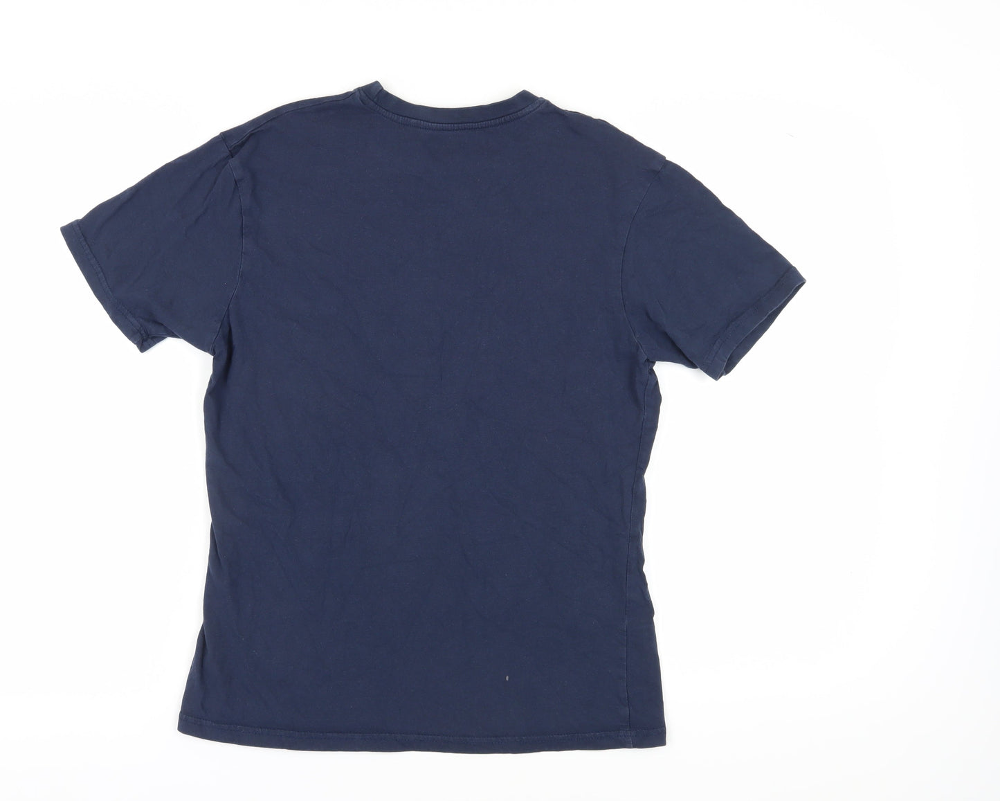 Womens UK Size 8 McKenzie Blue Basic T-Shirt