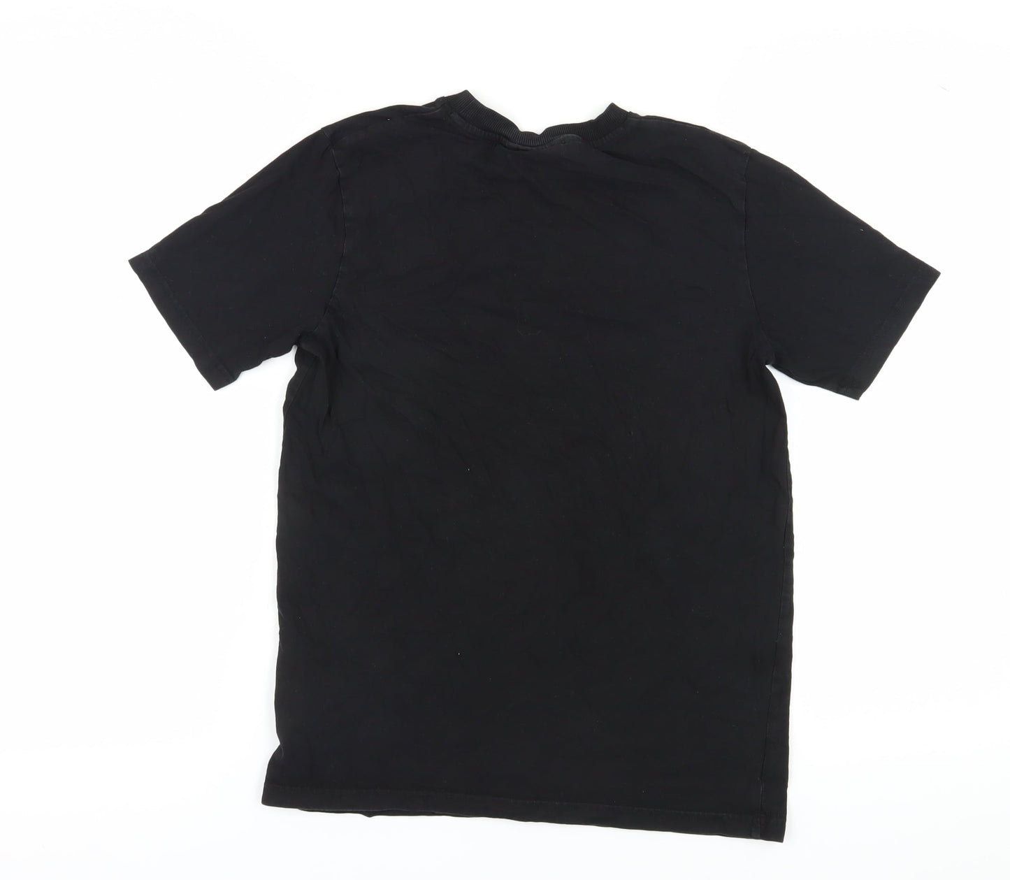 Womens UK Size S FILA Black Basic T-Shirt