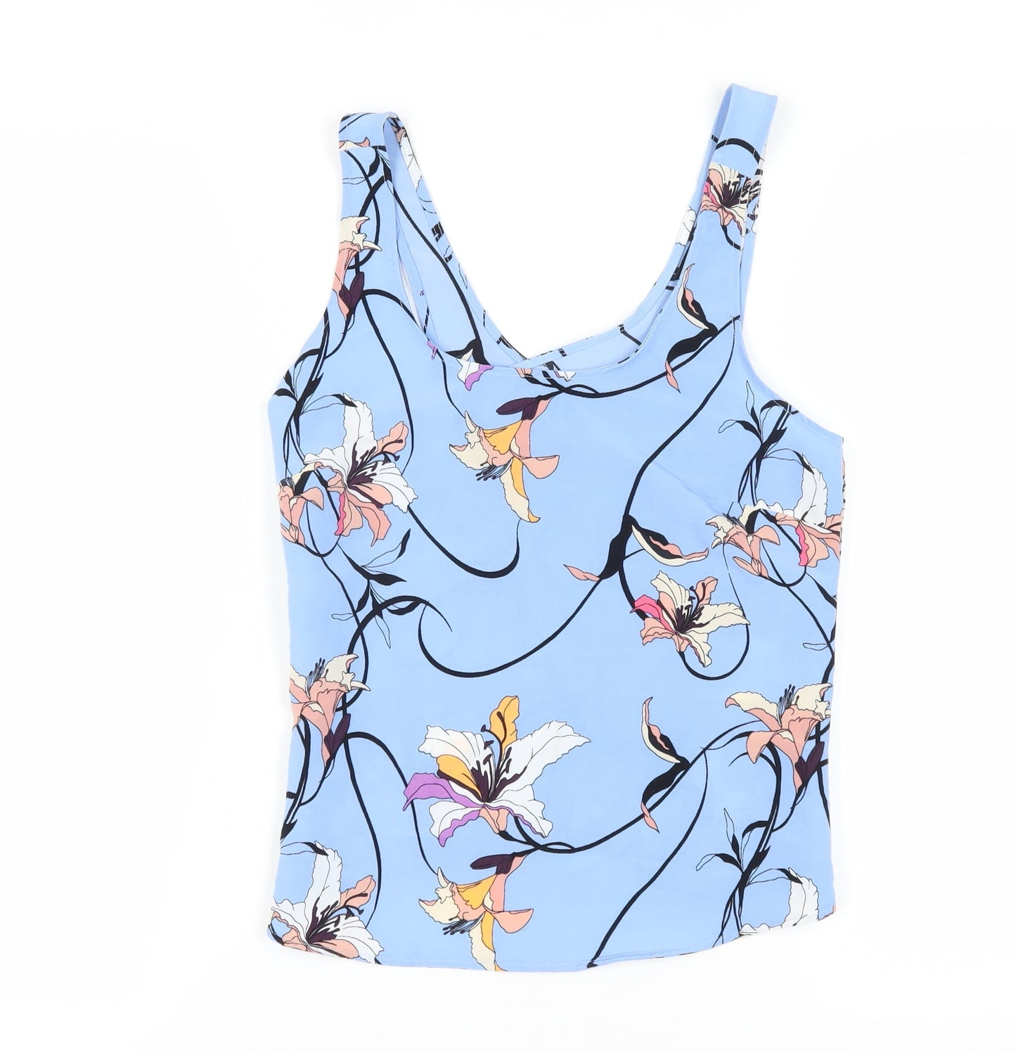 Womens UK Size XS VERO MODA Blue Camisole Tank