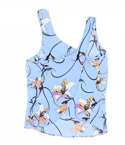 Womens UK Size XS VERO MODA Blue Camisole Tank