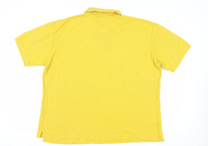 Slazenger Men's Yellow 2XL Polo Short Sleeve