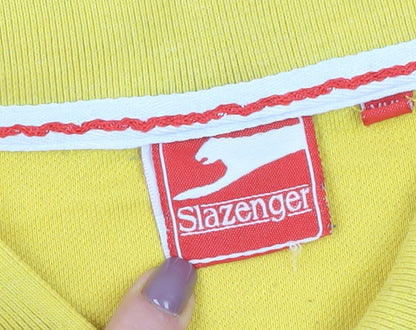 Slazenger Men's Yellow 2XL Polo Short Sleeve