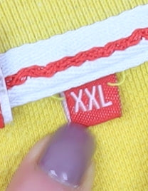 Slazenger Men's Yellow 2XL Polo Short Sleeve