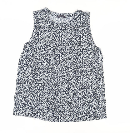 Womens UK Size 12 Marks and Spencer Blue Basic Tank