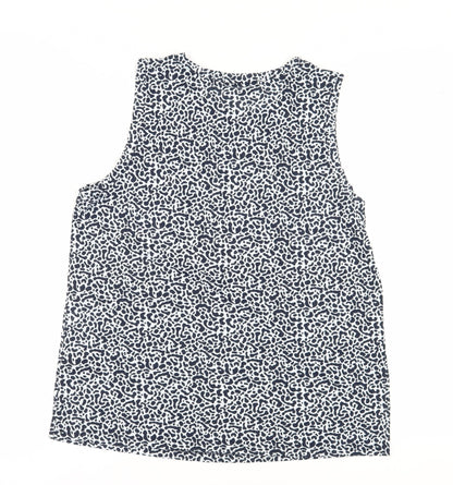 Womens UK Size 12 Marks and Spencer Blue Basic Tank