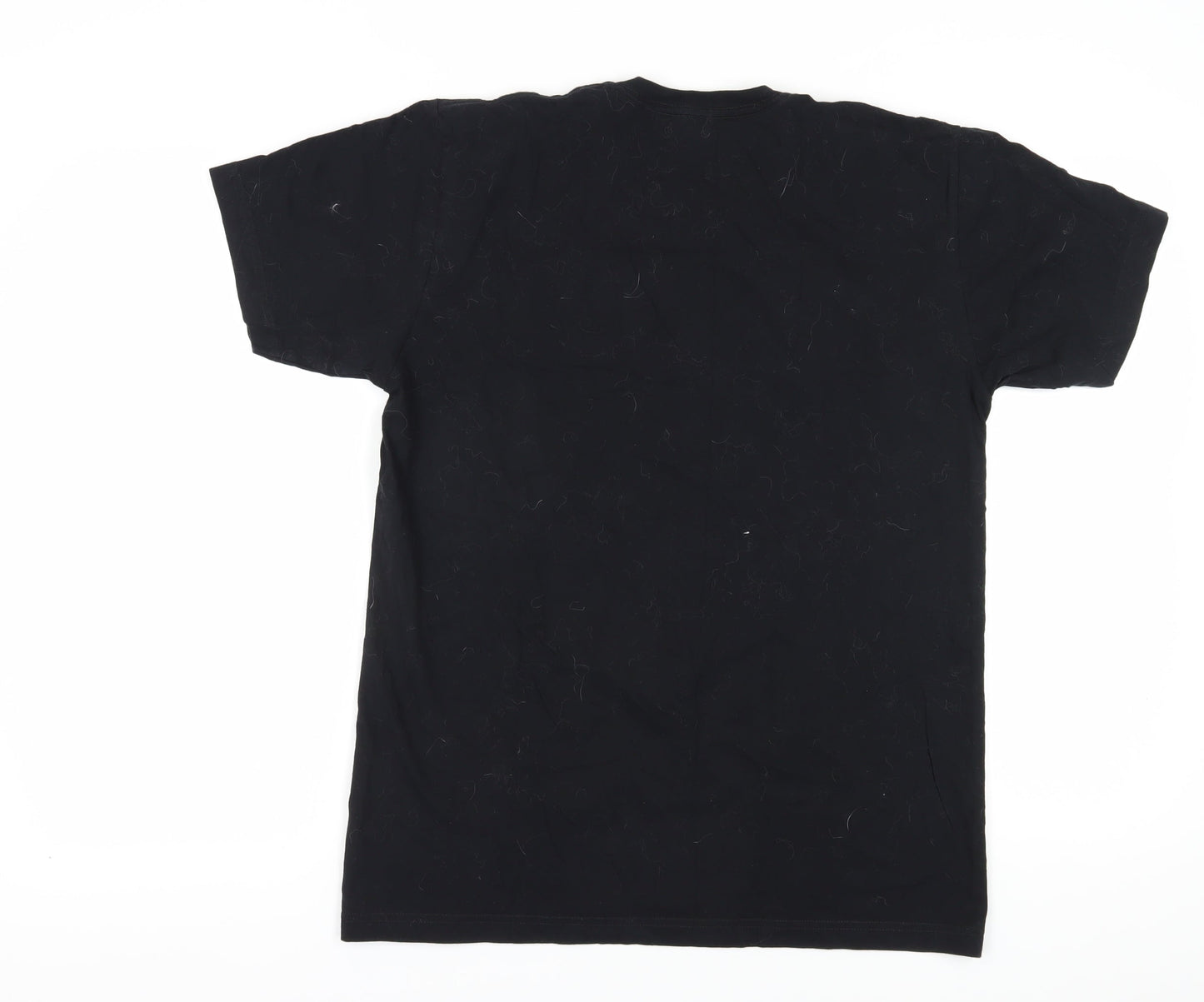 Unisex Adults UK Size L American Apparel Black Basic T-Shirt