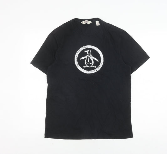 Original Penguin Men's Black Small Graphic T-Shirt