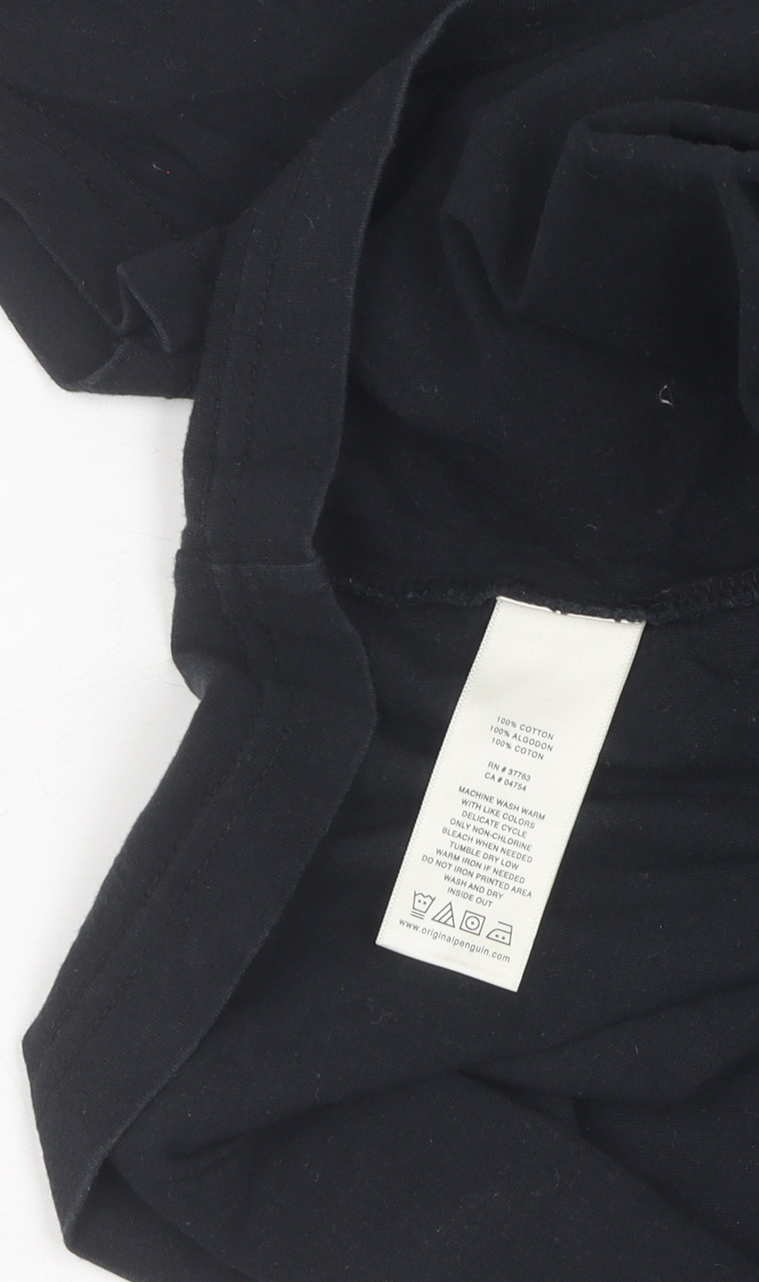 Original Penguin Men's Black Small Graphic T-Shirt