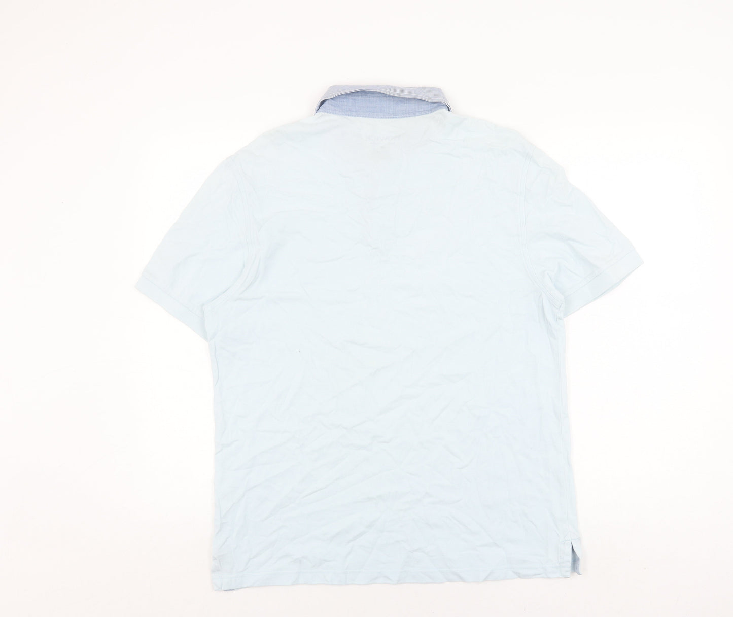 Howick Men's Blue Polo Shirt Medium Classic Fit