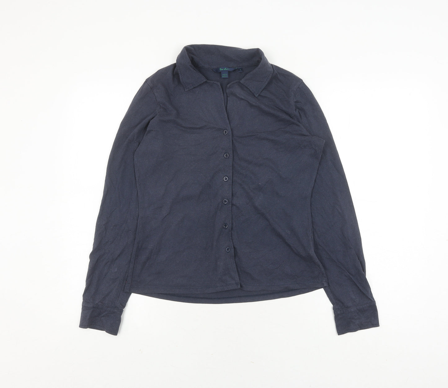 Boden Women's Black Long Sleeve Button-Up Shirt Size S