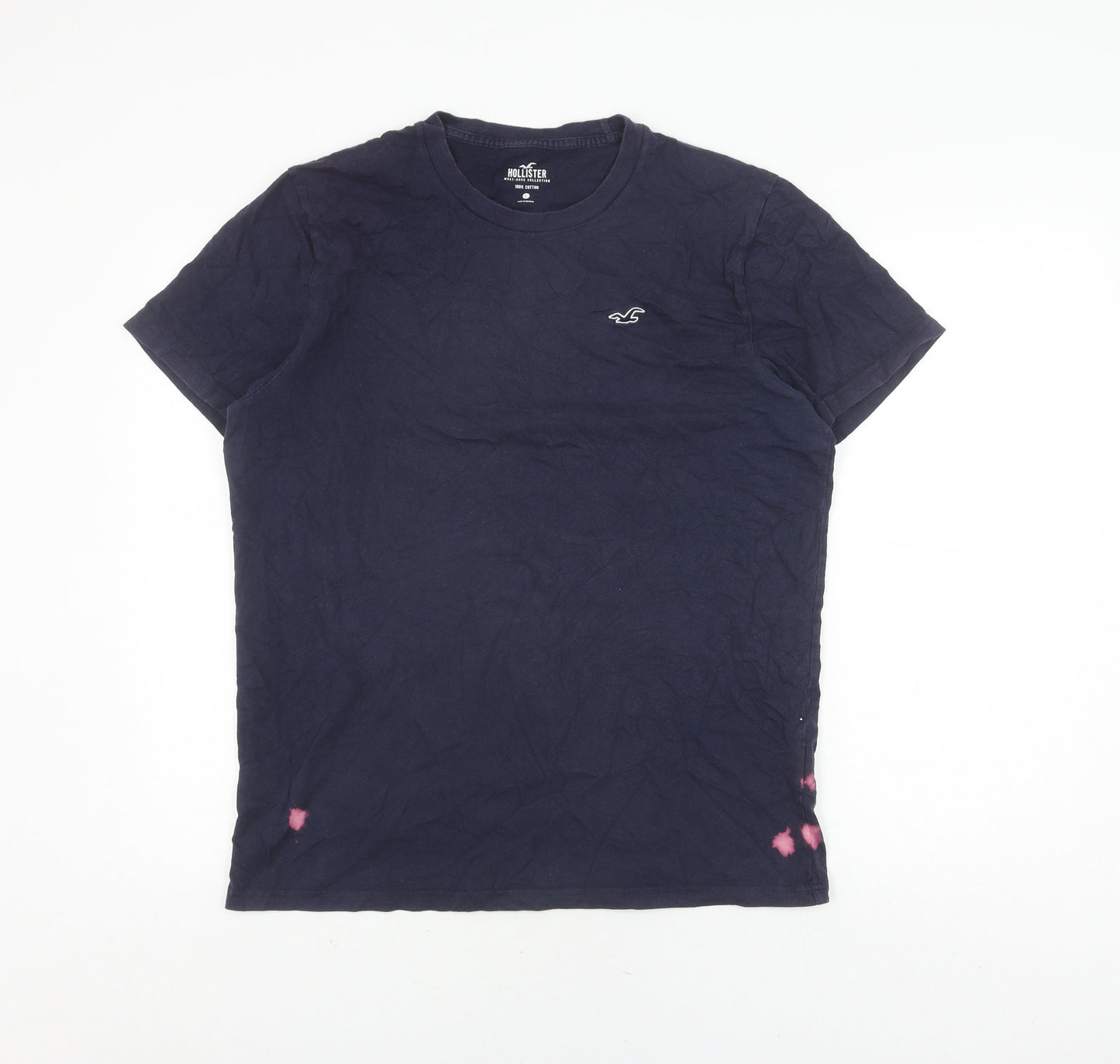 Mens UK Size L Hollister Blue  T-Shirt