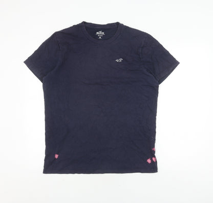 Mens UK Size L Hollister Blue  T-Shirt