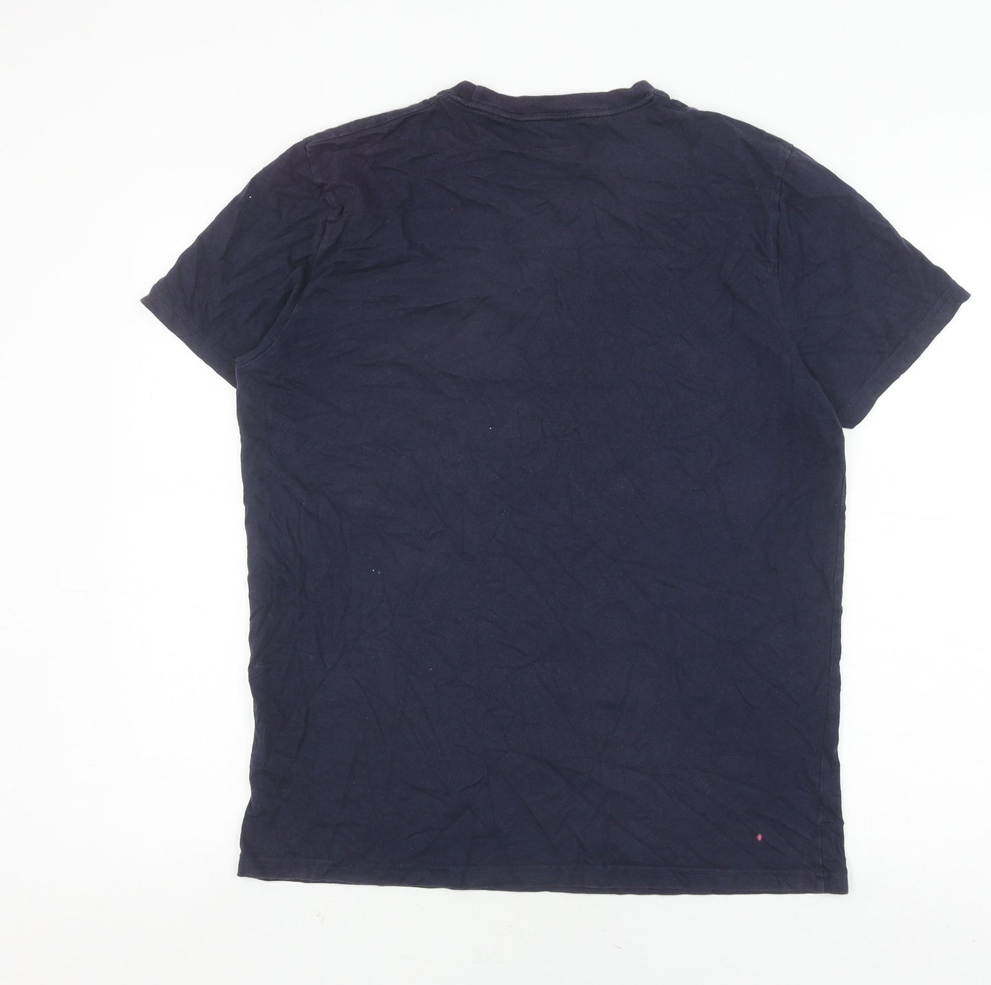 Mens UK Size L Hollister Blue  T-Shirt