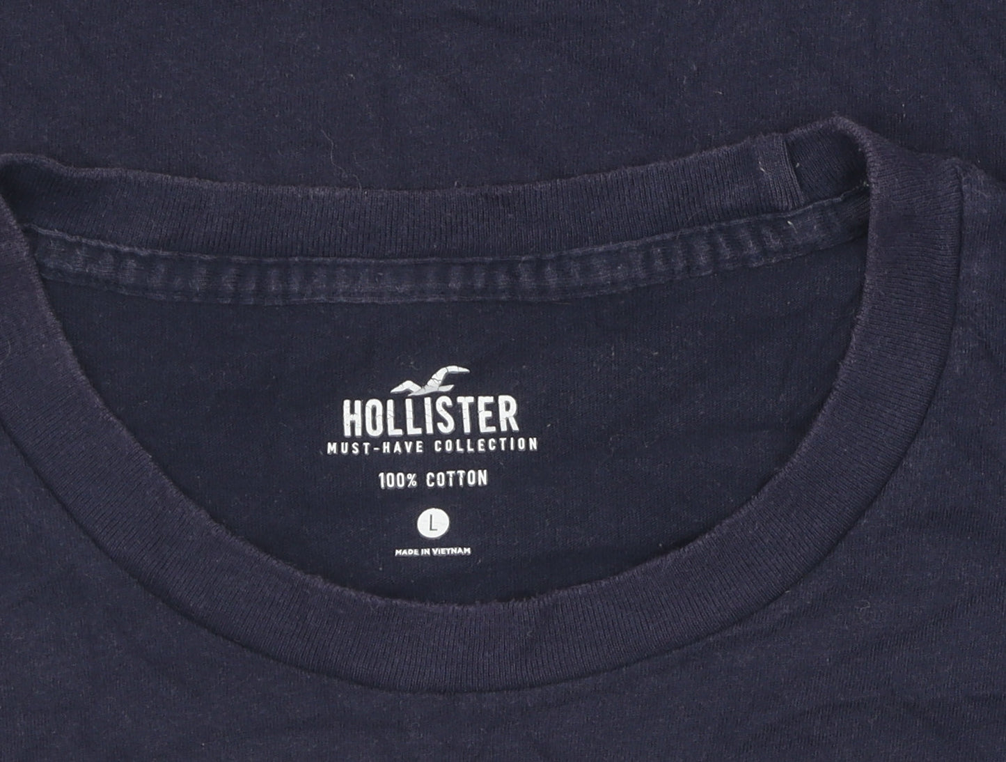 Mens UK Size L Hollister Blue  T-Shirt