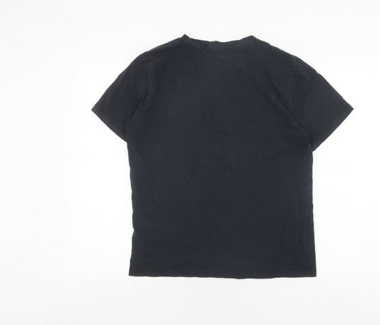 Mens UK Size M HUGO BOSS Black  T-Shirt