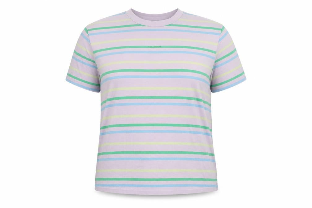 Womens UK Size 18 COLLUSION Multicoloured Basic T-Shirt
