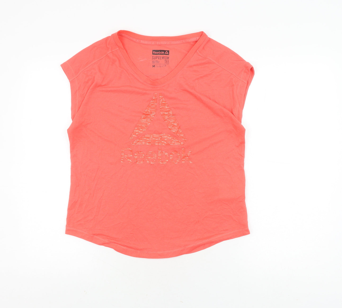 Reebok Women's Pink M Basic Gym T-Shirt