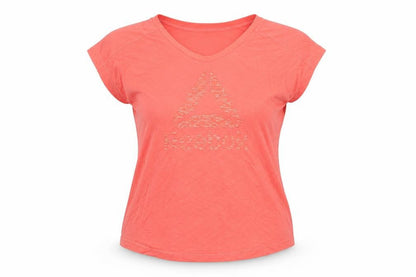 Womens UK Size M Reebok Pink Gym & Training Running & Jogging T-Shirt