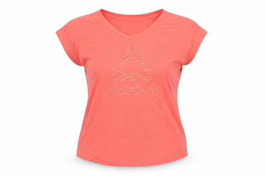 Womens UK Size M Reebok Pink Gym & Training Running & Jogging T-Shirt