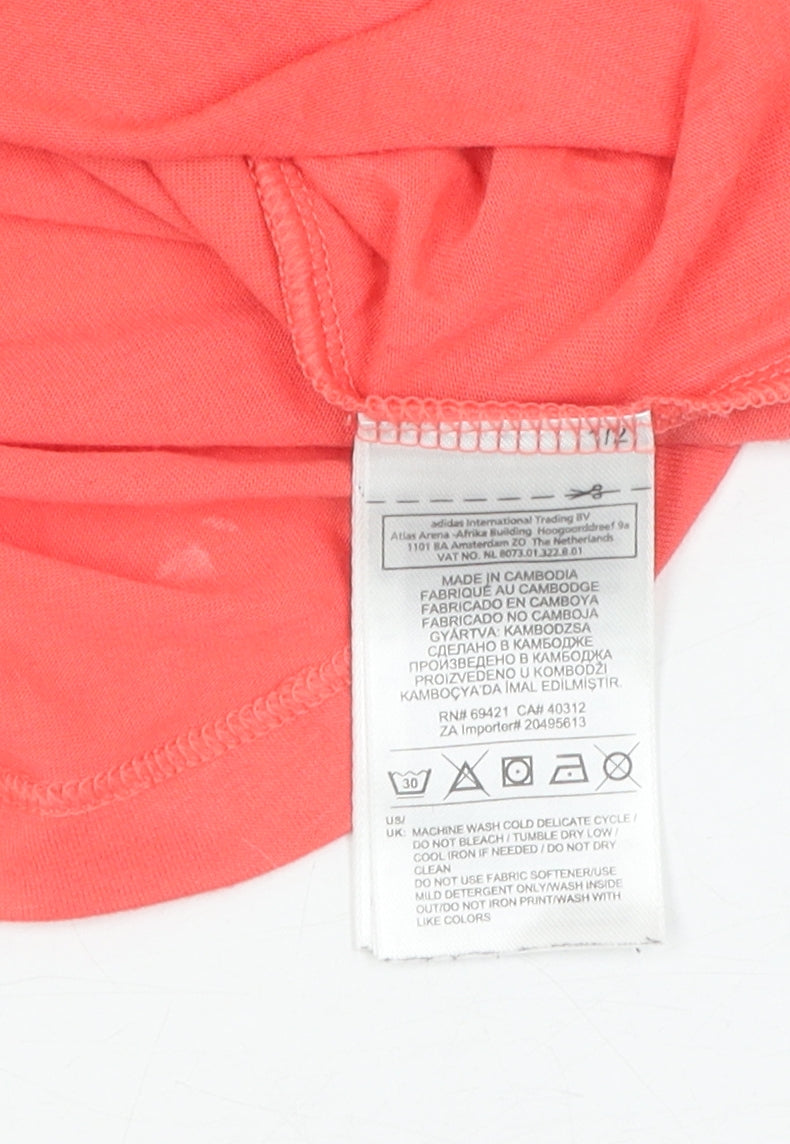 Reebok Women's Pink M Basic Gym T-Shirt