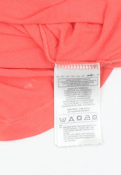 Reebok Women's Pink M Basic Gym T-Shirt