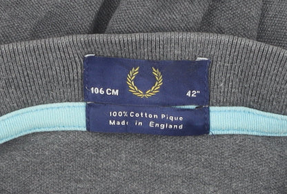 Fred Perry Men's Grey Polo Shirt Size 106 CM