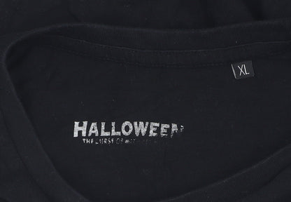 SOL'S Men's XL Halloween Black Graphic T-Shirt