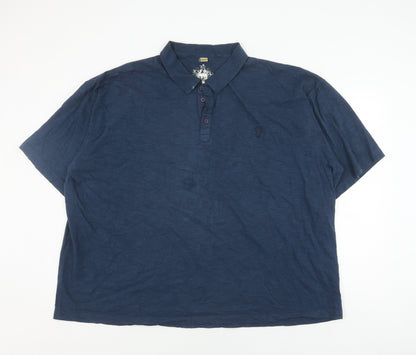Joe Browns Blue 3XL Men's Short Sleeve Polo