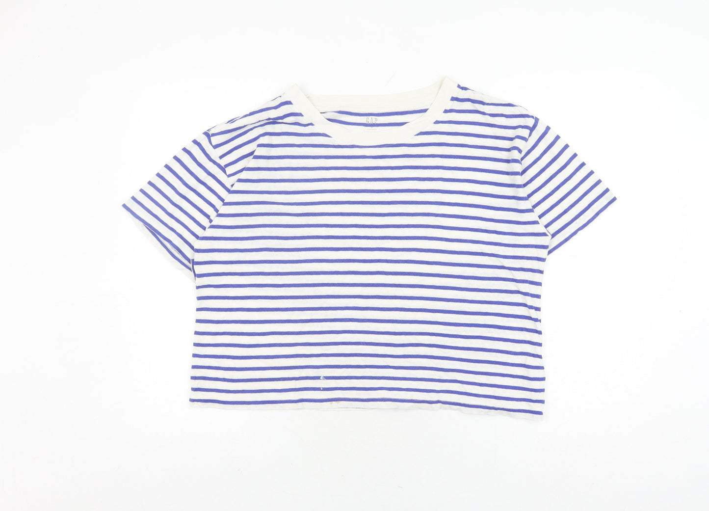 Womens UK Size M Gap Blue Basic T-Shirt