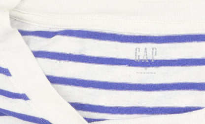 Womens UK Size M Gap Blue Basic T-Shirt