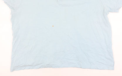 Voi Jeans Co Men's Light Blue 7XL Polo Shirt