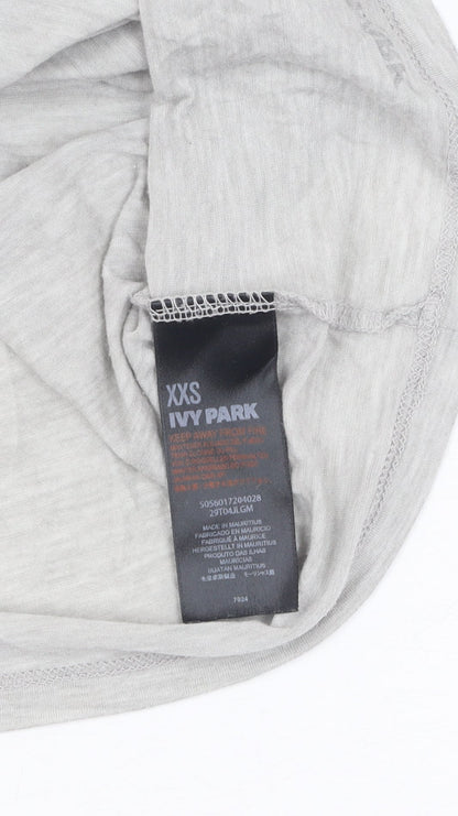 Womens UK Size XS IVY PARK Grey  T-Shirt