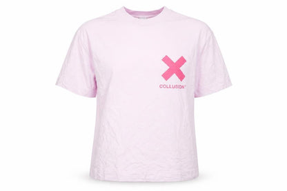 Unisex Adults UK Size XS COLLUSION Pink  T-Shirt
