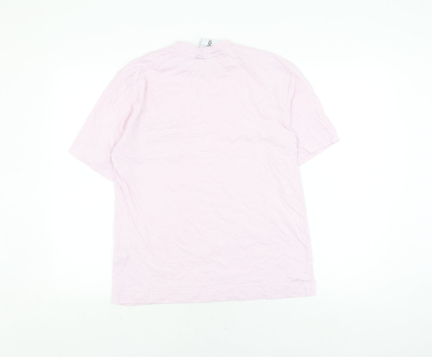 Unisex Adults UK Size XS COLLUSION Pink  T-Shirt