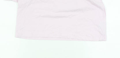 Unisex Adults UK Size XS COLLUSION Pink  T-Shirt