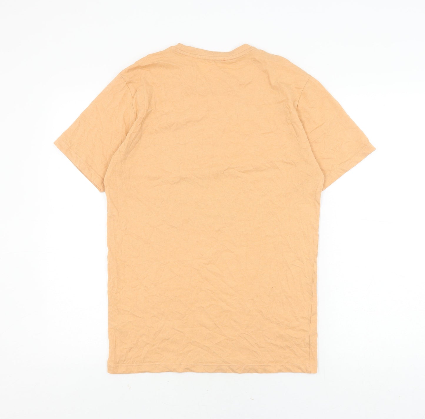 Mens UK Size S Easy Beige  T-Shirt