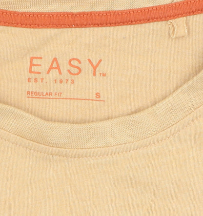Mens UK Size S Easy Beige  T-Shirt