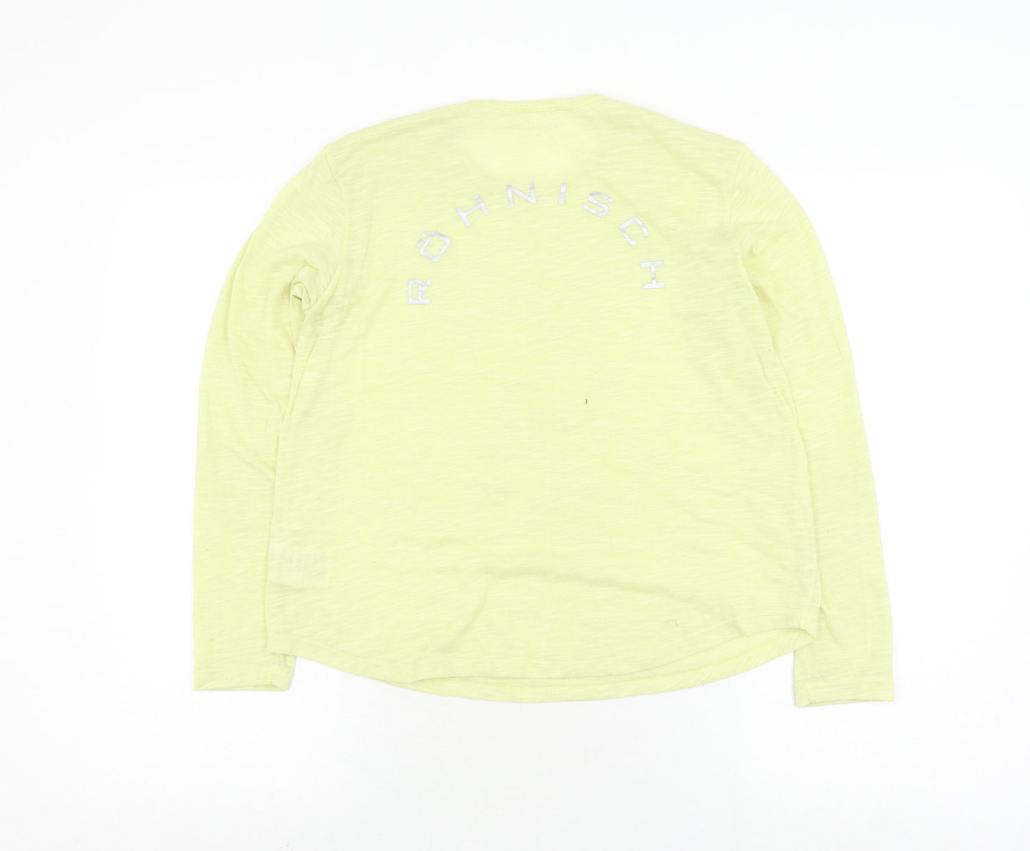 Röhnisch Women's Yellow Long Sleeve Activewear Top Medium