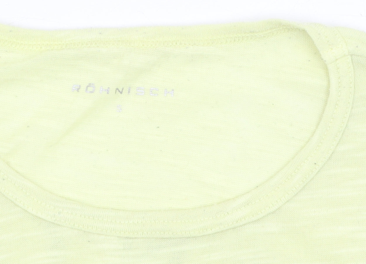Röhnisch Women's Yellow Long Sleeve Activewear Top Medium