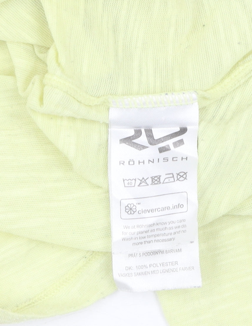 Röhnisch Women's Yellow Long Sleeve Activewear Top Medium