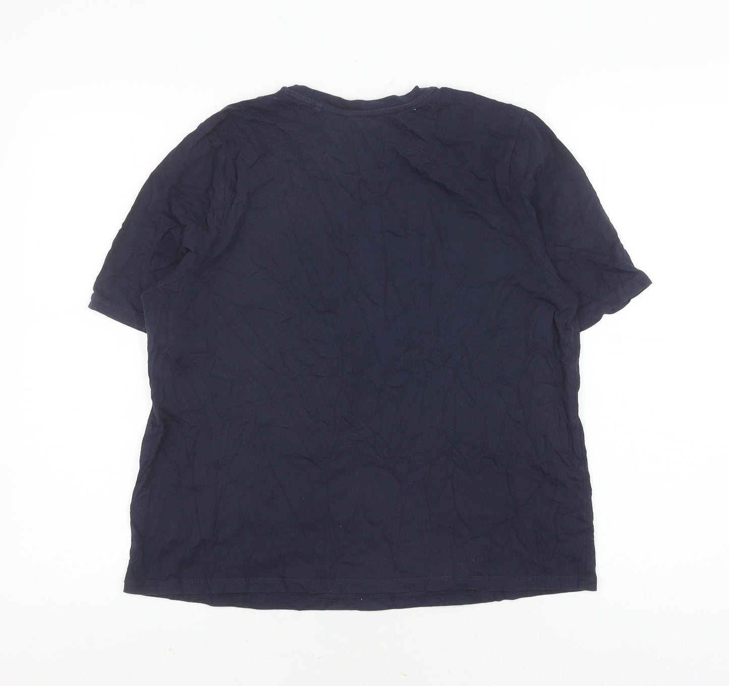 Boden Blue Unisex T-Shirt M Cotton Crew Neck
