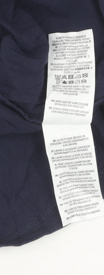 Boden Blue Unisex T-Shirt M Cotton Crew Neck