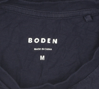 Boden Blue Unisex T-Shirt M Cotton Crew Neck