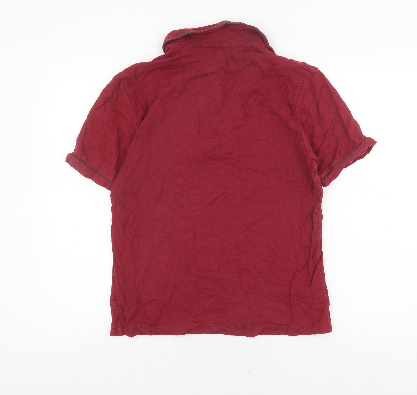 Penguin Men's Slim Fit Red Polo Shirt