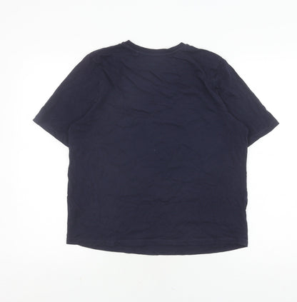 Boden Women's Blue Crew Neck T-Shirt M Basic Casual