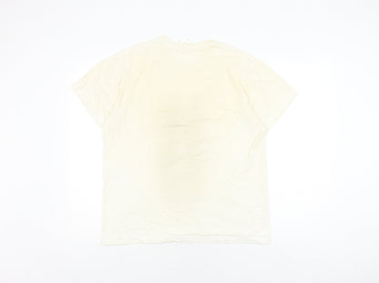 Unisex Adults UK Size M Stedman White Jersey T-Shirt