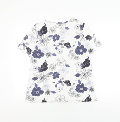 Damart Women's Multicoloured Floral T-Shirt L