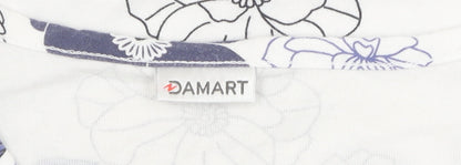 Damart Women's Multicoloured Floral T-Shirt L